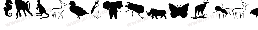 Cute Animals Regular字体转换